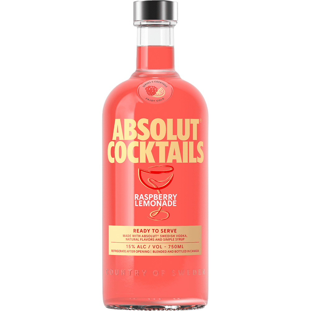 Absolut Cocktails Raspberry Lemonade | Total Wine & More