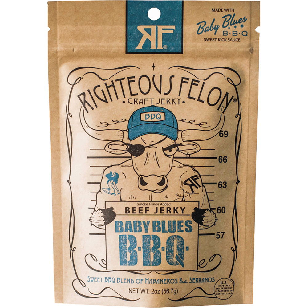 Righteous Felon Baby Blues BBQ Jerky Total Wine & More