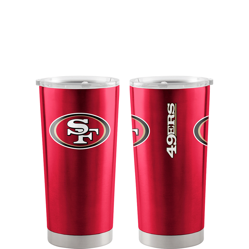 San Francisco 49ers Red & Tan Swirl 20-Oz. Stainless Steel Tumbler Set -  sportsfanzshop