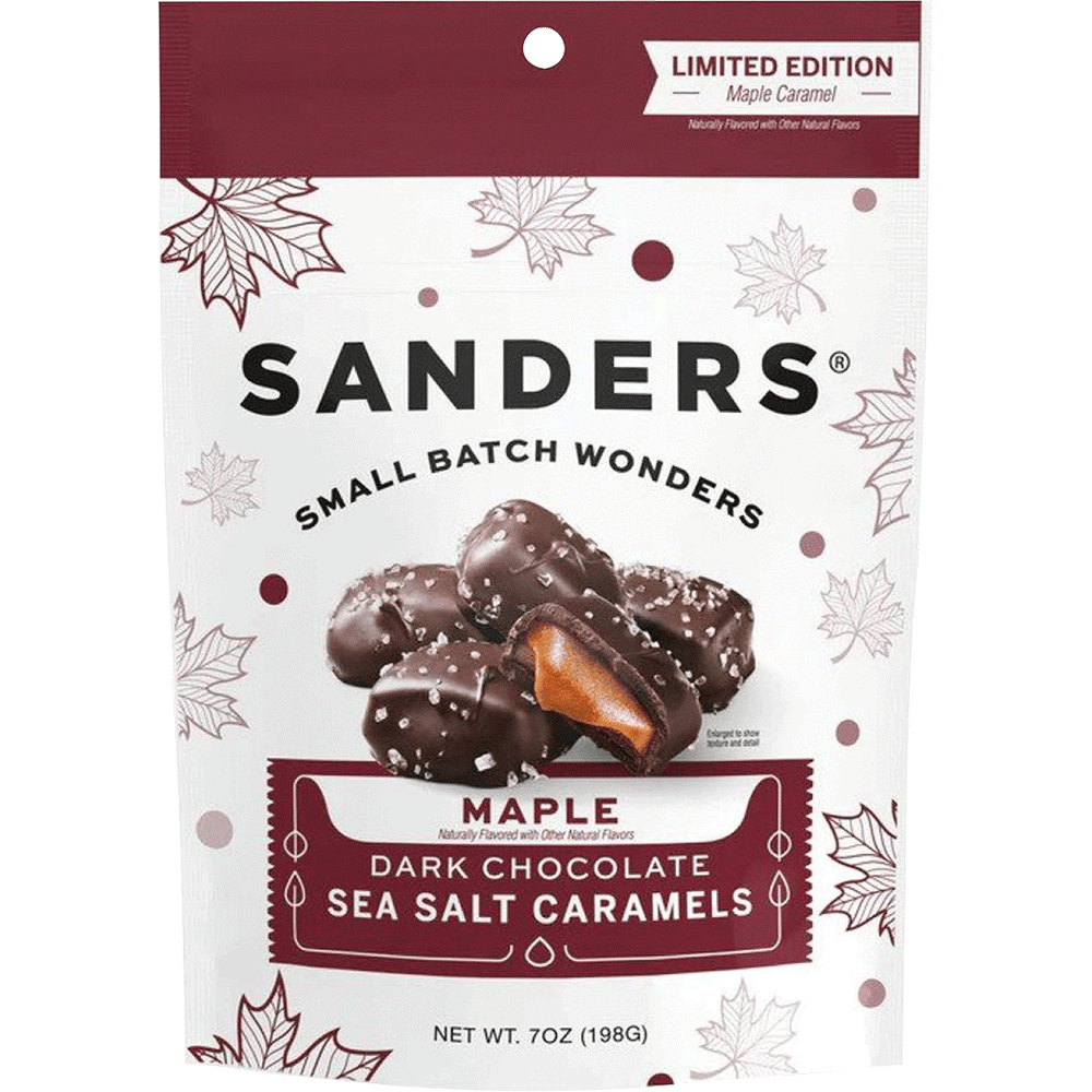 Sanders Maple Dark Chocolate Sea Salt Caramels Total Wine And More 0001