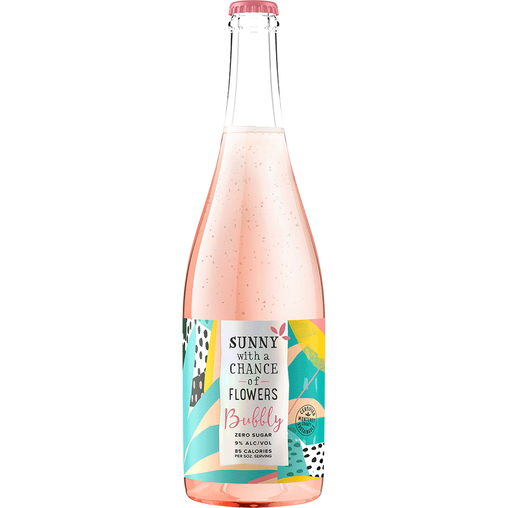 Sunny With A Chance Of Flowers Bubbly Rose Total Wine More