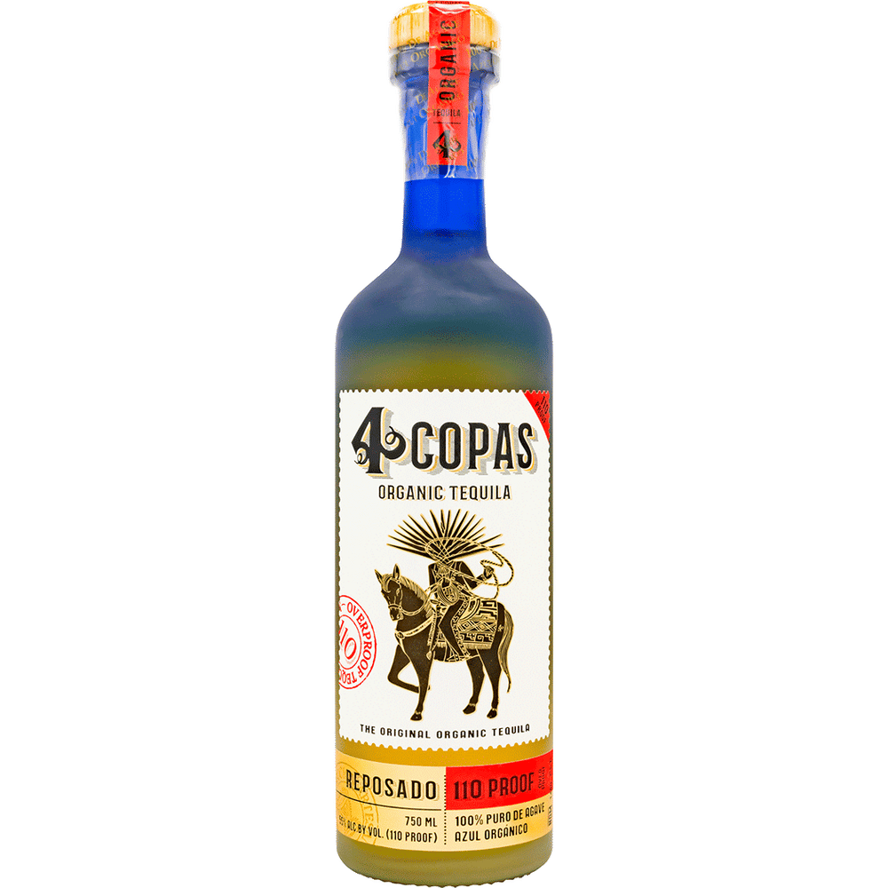 4 Copas Reposado 110 Proof Tequila