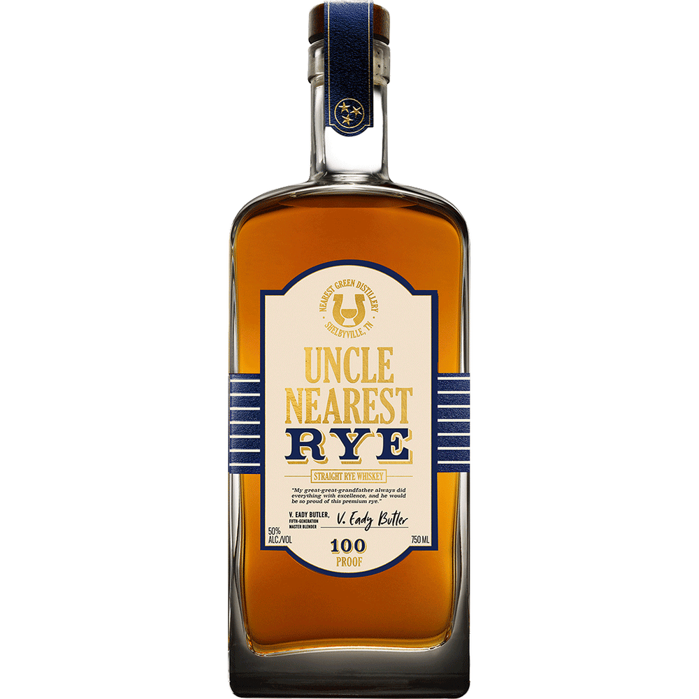 Uncle Nearest Straight Rye 100 Proof Whiskey | Total Wine & More