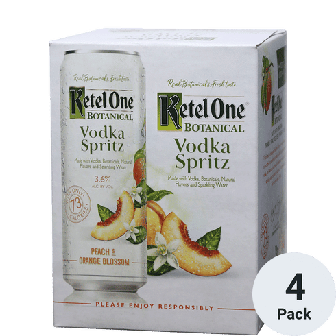 Ketel One Botanical Vodka Spritz Peach Orange Blossom Total Wine More