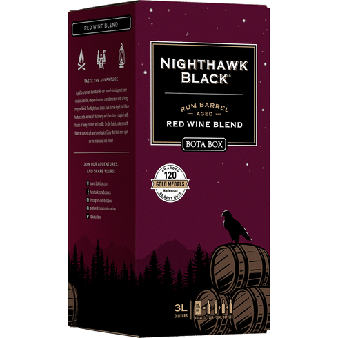 Bota Box Nighthawk Black Rum Barrel Red Blend | Total Wine & More