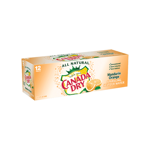 Canada Dry Mandarin Orange Seltzer Water | Total Wine & More