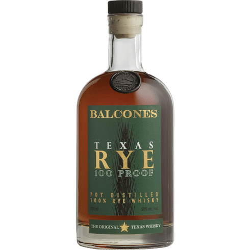 Balcones Texas Rye 100 Proof Total Wine More