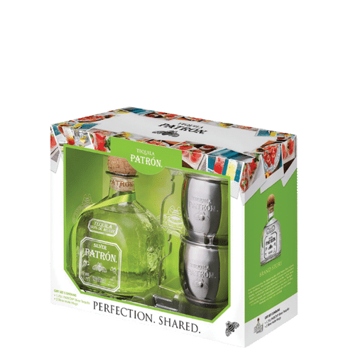 Patron Silver With 2 Mule Mugs Gift Total Wine More