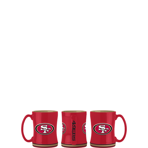 San Francisco 49ers 14 oz Relief Mug | Total Wine & More