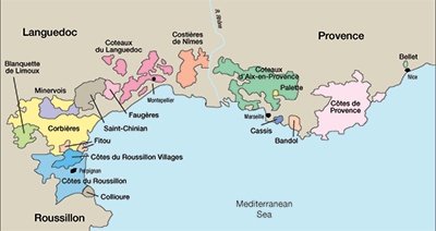 Southern France Wine Map South of France | Total Wine & More