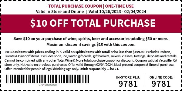 Wine & Spirit Discounts  Total Wine & More - Coupons & Offers