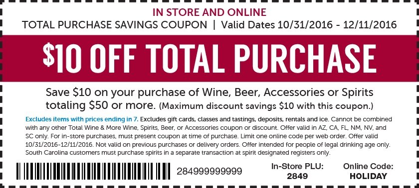 total wine delivery