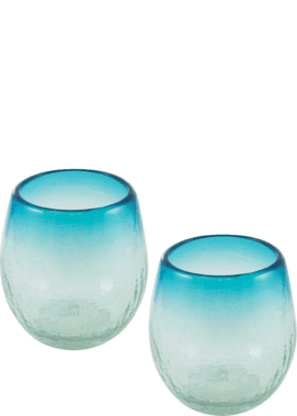 Bandol Fluted Textured Stemless Wine Glass – THREAD