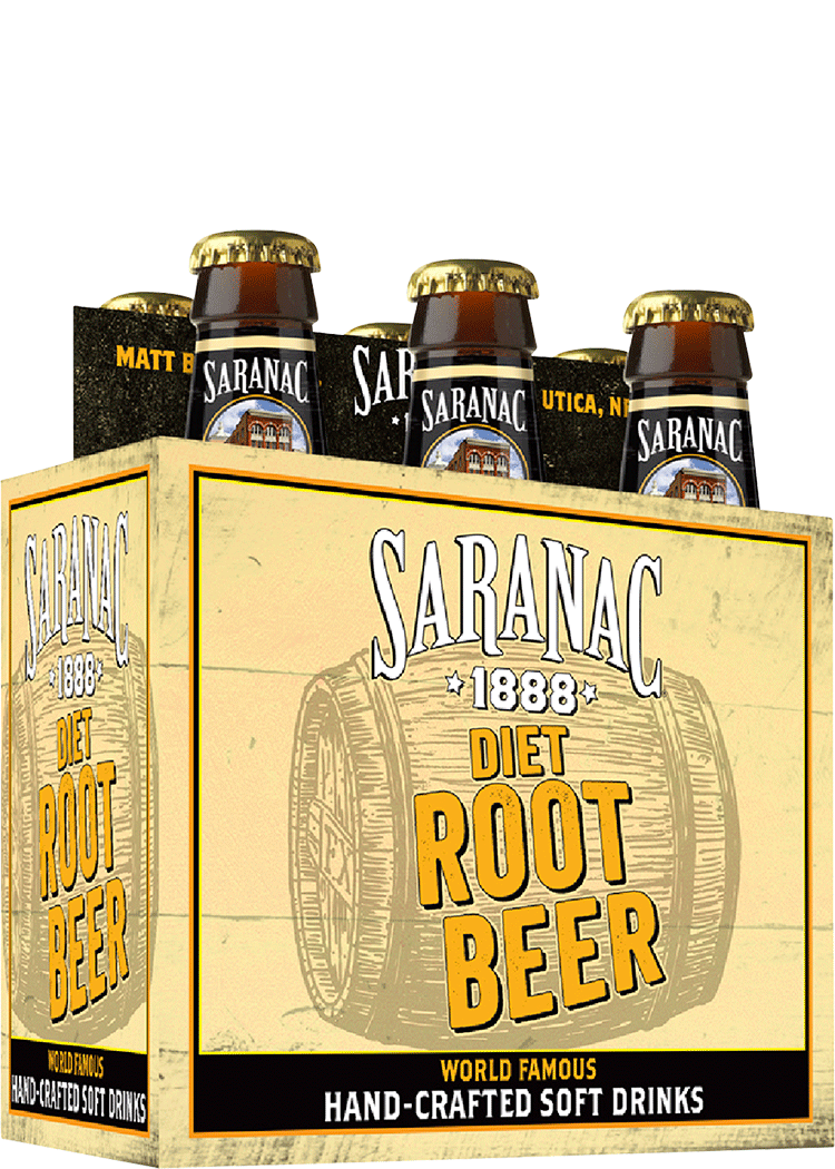 Saranac Soda Diet Root Beer | Total Wine & More