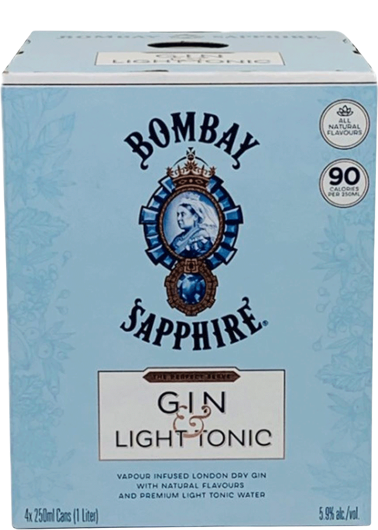 Bombay Sapphire Gin And Tonic Light Total Wine And More