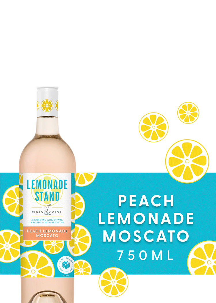 Lemonade Stand Main & Vine Peach Lemonade Moscato | Total Wine & More