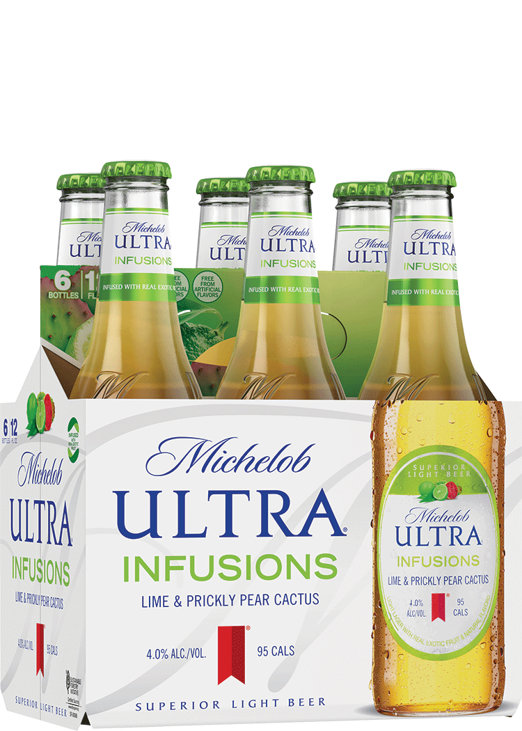 Michelob Ultra Infusions Lime And Prickly Pear Cactus Total Wine And More