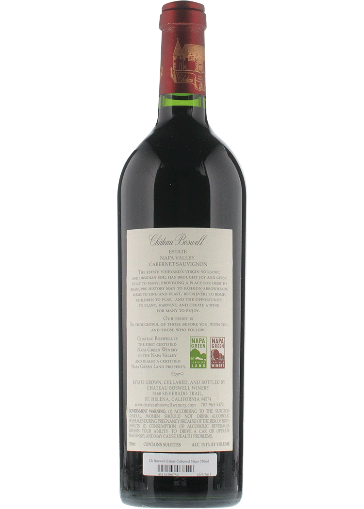 Chateau Boswell Estate Cabernet Sauvignon Napa Valley | Total Wine & More