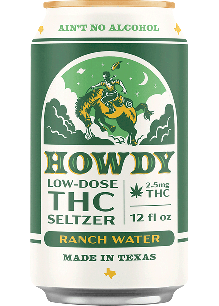 Howdy THC 2.5mg Ranch Water | Total Wine & More