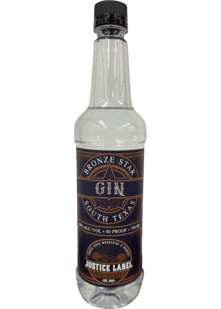 Justice Label Bronze Star Texas Gin | Total Wine & More