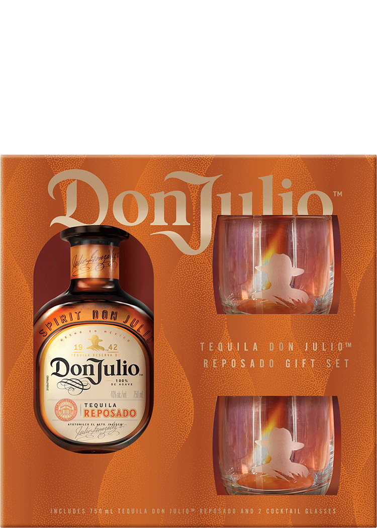 Don Julio Reposado with Two Rocks Glasses Total Wine & More