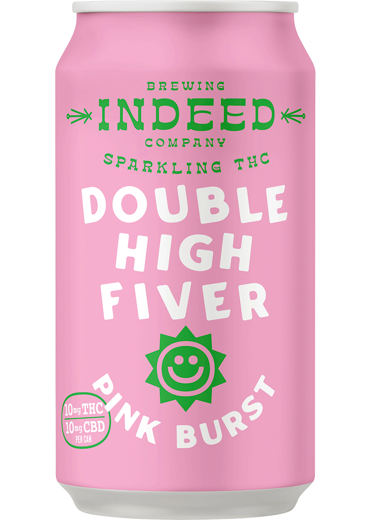 Indeed THC 10mg Double High Fiver Pink Burst | Total Wine & More