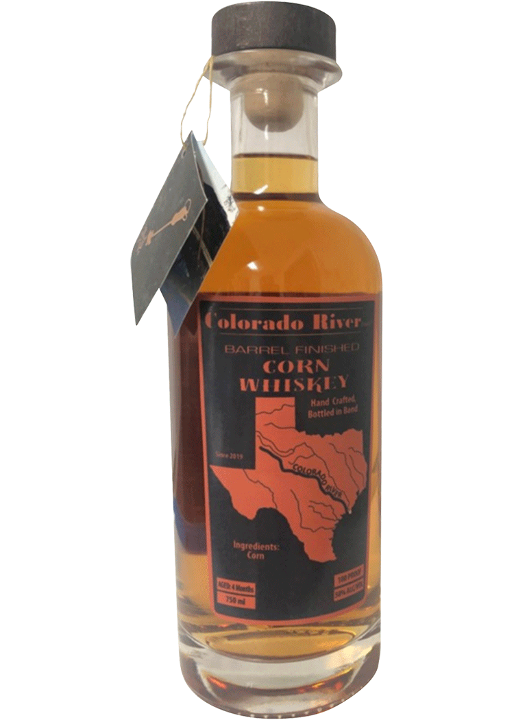 Texas Rivers Distilling Colorado River Barrel Finished Corn Whiskey   16673274691614 