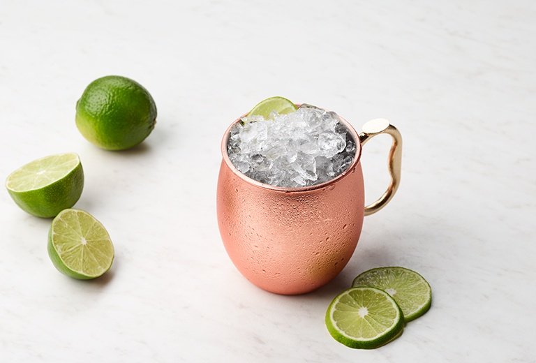 Jigger Smooth: 1oz/2oz Premium Copper for Moscow Mules by Copper Mug Co.